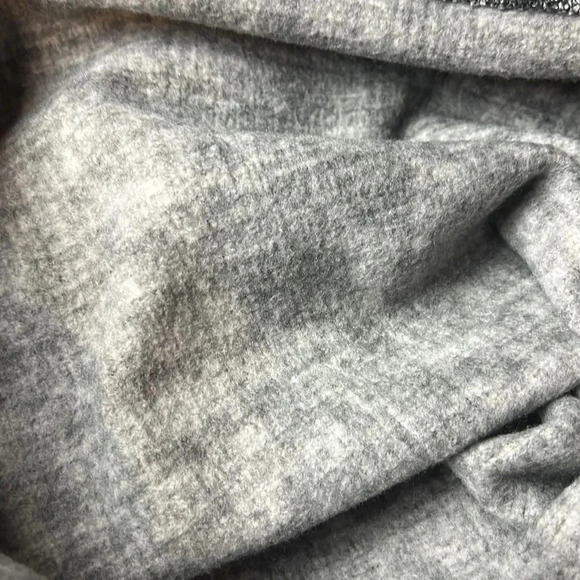 J. Crew Factory Funnel Neck Fleece Lined Pullover Sweater Plaid XS h1549 - Picture 15 of 15